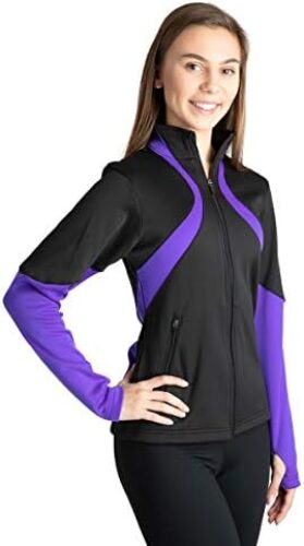 Womens Flow Warm-Up Jacket with ThumbHoles and Full Zipper