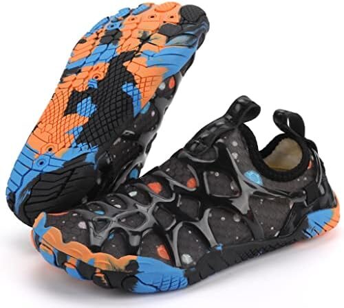 Womens Mens Water Shoes Quick Dry Slip-on Barefoot for Swim Surf Diving Beach Pool Aqua Sports Walking Yoga