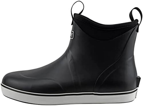 Womens Waterproof Deck Ankle Rain Boots
