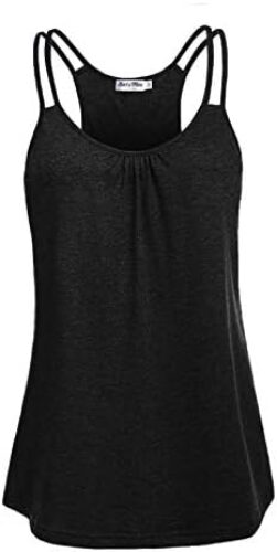 Women’s Workout Tops Sleeveless Loose Fit Yoga Shirts Racerback Tank Tops Gym Clothes