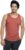 Woolly Clothing Men’s Merino Wool Track Tank Top – Ultralight – Wicking Breathable Anti-Odor – Brick Red – XXL
