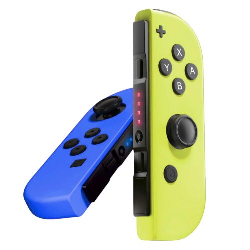 YUYIU 【Upgraded Switch Controllers Replacement for Switch/OLED/Lite, Switch Controller for Switch Controller,Switch Controllers Support/Screenshot/Wake-up/Motion Control/Dual Vibration (Blue Yellow)