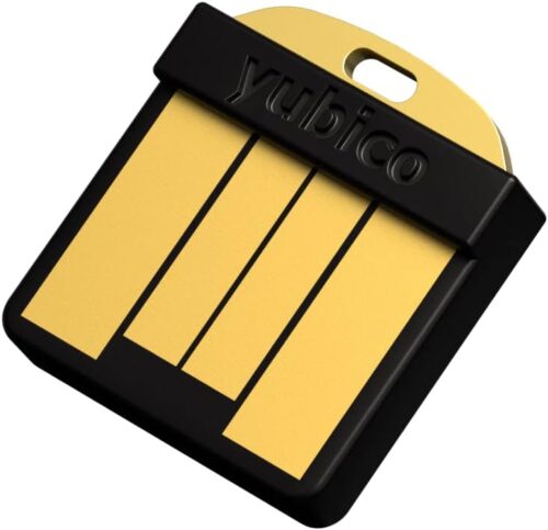 Yubico – YubiKey 5 Nano – Two-factor authentication (2FA) security key, connect via USB-A, compact size, FIDO certified – Protect your online accounts