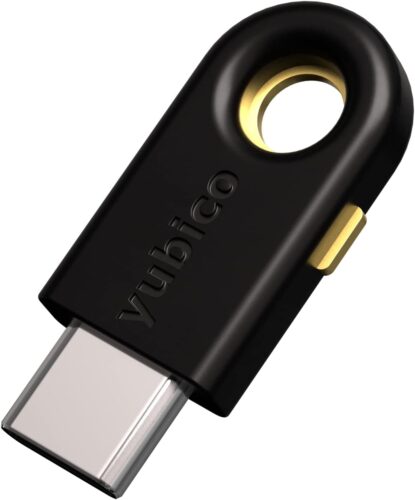 Yubico YubiKey 5C – Two Factor Authentication USB Security Key, Fits USB-C Ports – Protect Your Online Accounts with More Than a Password, FIDO Certified
