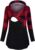 connche Quinee Women’s Long Sleeve Plaid Colorblock Nursing Pullover Hoodie Sweatshirts