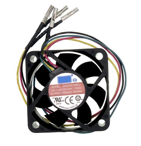 for AVC DAZA0515RCU DC13.6V 0.20A 5015 50x50x15MM 2400 RPM 4-Wire Waterproof Cooling Fan.