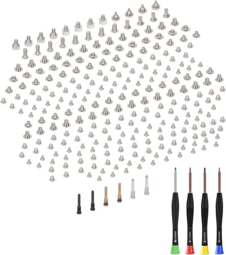 for iPhone 11 PRO MAX Complete Full Screws Set Replacement 11PROMAX with 5-Point Pentalobe Screws Repair with 4 Screwdrivers for A2161 A2220 A2218