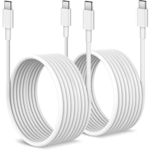 for iPhone 16 15 Charger Cord 10FT, Extra Long 10 FT USB C to C Charging Cable for iPhone 16/15 Pro Max Plus, for Apples MacBook Air Pro, iPad, Galaxy, Gift Your Father Mother Boy Girl Birthday, 2Pack