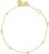 gorjana – Amour Bracelet 6 1/2″ to 7″ – 18k Gold Plated Brass – Layering with Other Jewelry – Elegant and Romantic Design – Adjustable for Perfect Fit – Ideal for Gifting Occasions