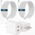 iPhone 16 15 Charger, 2Pack PD Dual USB C Charger Block Fast Charging Wall Charger Plug with 10FT Long USB C to C Charger Cord Woven Cable for Apple iPhone 16/16 Plus/16 Pro/16 ProMax/15/15ProMax/iPad