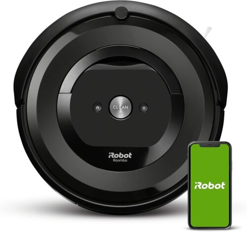 iRobot Roomba E5 (5150) Robot Vacuum – Wi-Fi Connected, Compatible with Alexa, Ideal for Pet Hair, Carpets, Hard, Self-Charging Robotic Vacuum, Black (Renewed)