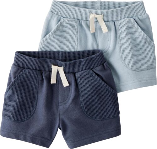 little planet by carter’s Baby 2-Pack Shorts Made with Organic Cotton