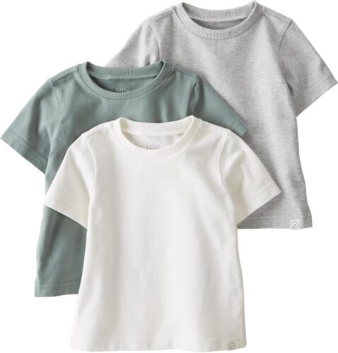 little planet by carter’s Baby 3-Pack Tops Made with Organic Cotton