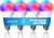 meross Smart RGBWW WiFi LED Bulbs, Apple HomeKit Compatible, 60W Equivalent, 900 Lumens, Multicolor, 4 Pack