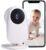nooie Baby Monitor WiFi Smartphone, Baby Monitor with Camera and Audio 2.4GHz, Motion and Sound Detection, 2K HD Night Vision, Two-Way Audio, SD or Cloud Storage, Compatible with Alexa and Google